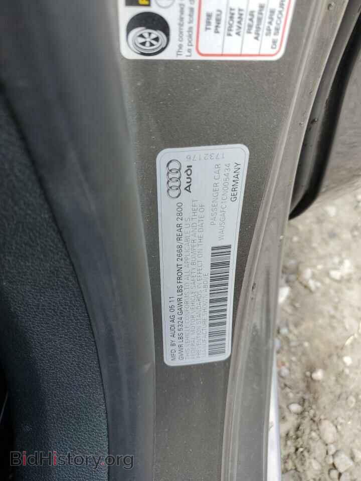 2012 AUDI A7 - VIN: WAUSGAFC1CN005434 - Фото 12