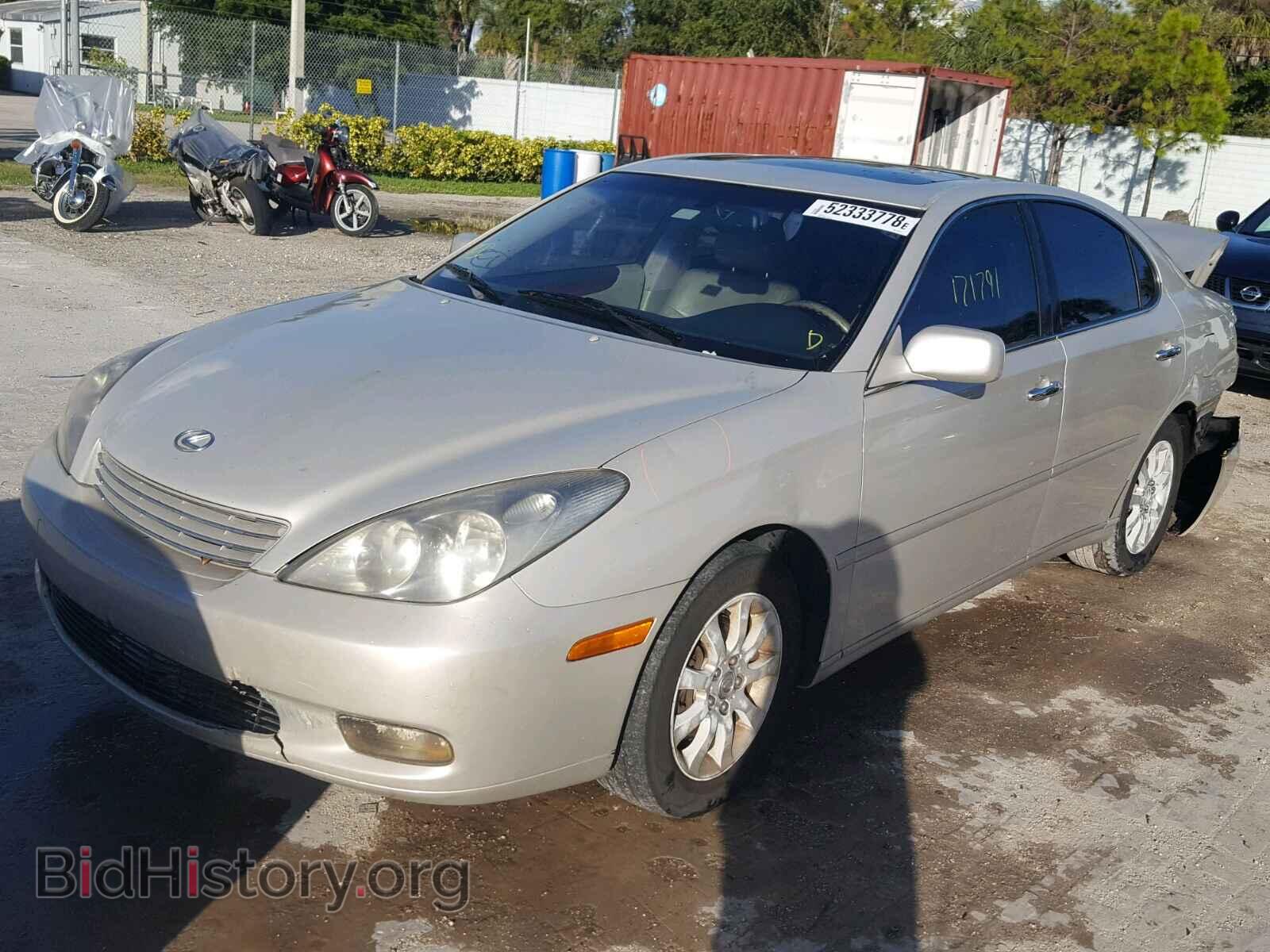 2003 LEXUS ES300 - VIN: JTHBF30G130099372 - Фото 2