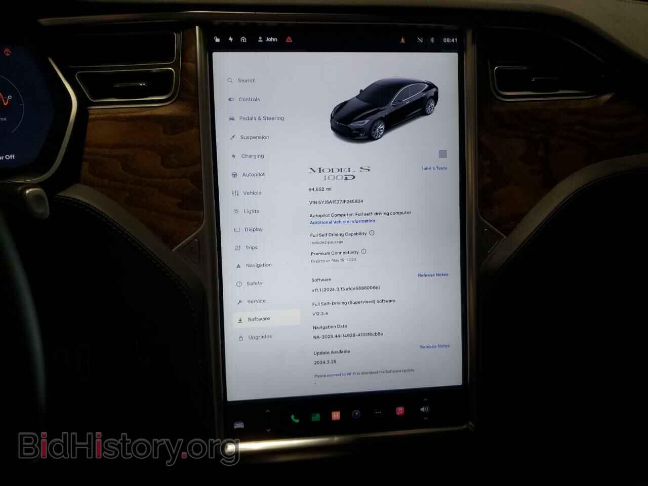 2018 TESLA MODEL S - VIN: 5YJSA1E27JF245824 - Фото 9
