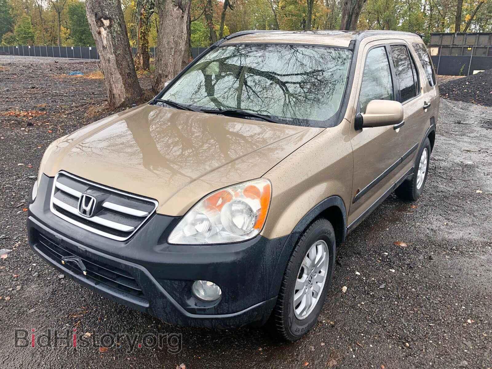 2005 HONDA CR-V EX - VIN: JHLRD77895C003231 - Фото 2