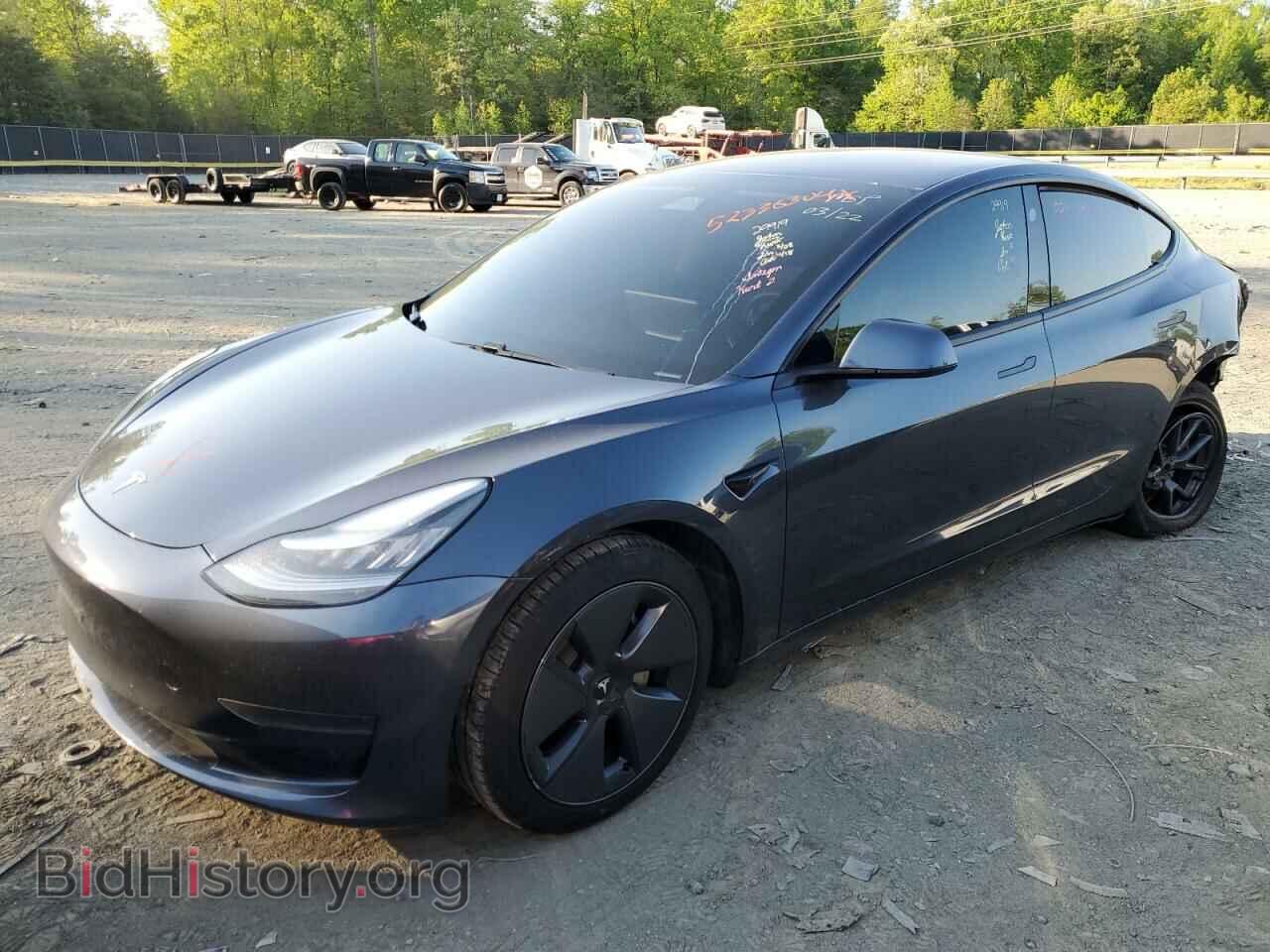 Photo 5YJ3E1EA9MF850268 - TESLA MODEL 3 2021