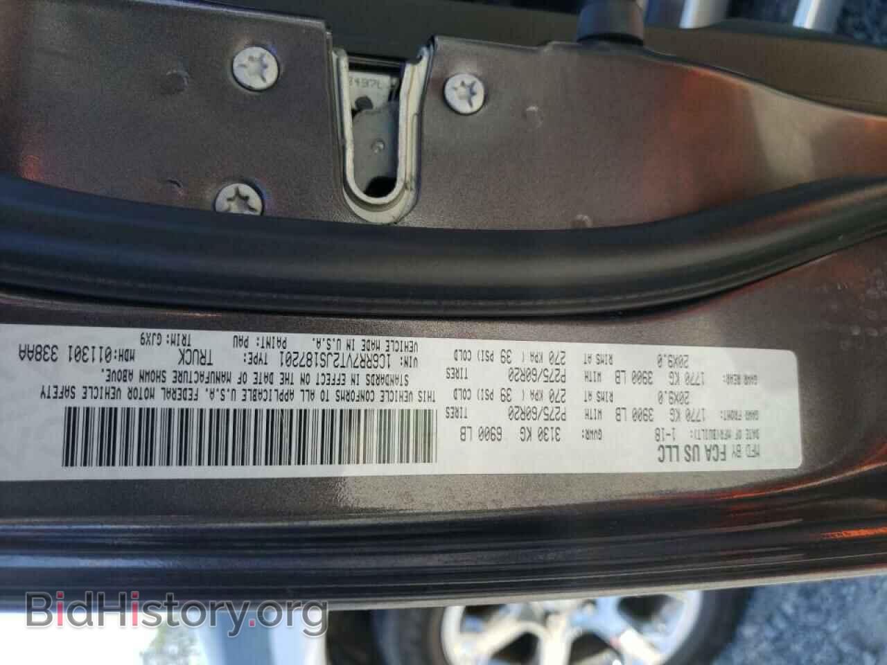2018 RAM 1500 - VIN: 1C6RR7VT2JS187201 - Фото 10
