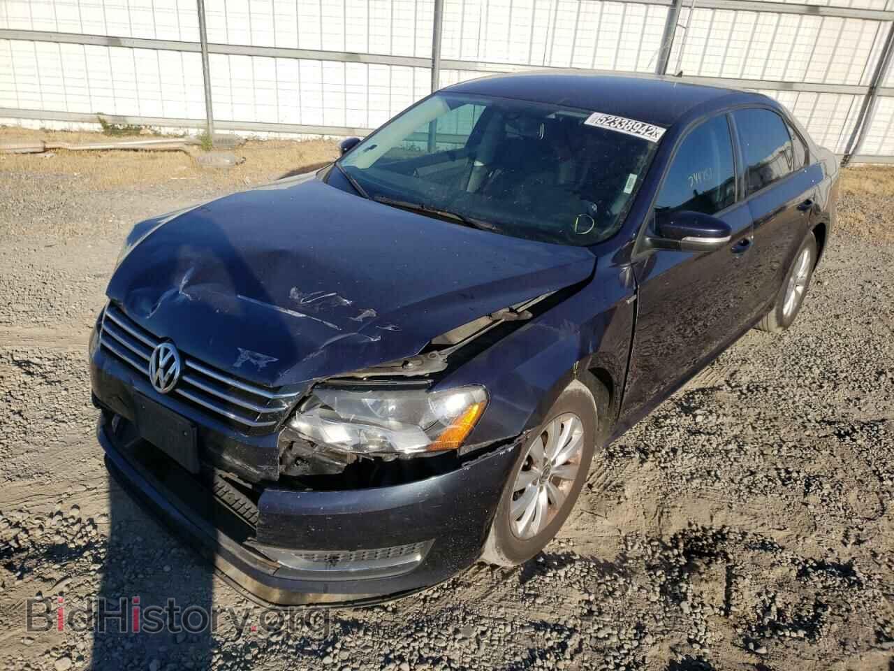2014 VOLKSWAGEN PASSAT - VIN: 1VWAT7A32EC090185 - Фото 2