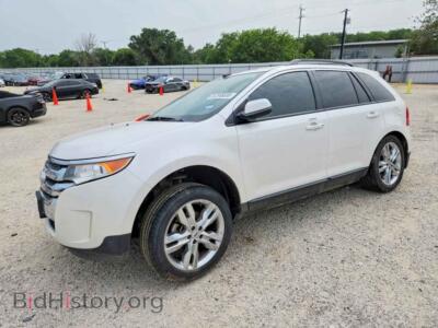 2013 Ford EDGE SEL, white — VIN 2FMDK3JC1DBB29676, Copart
