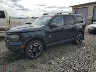 2023 Ford BRONCO Outer Banks, синий — VIN 3FMCR9C69PRD24870, Copart