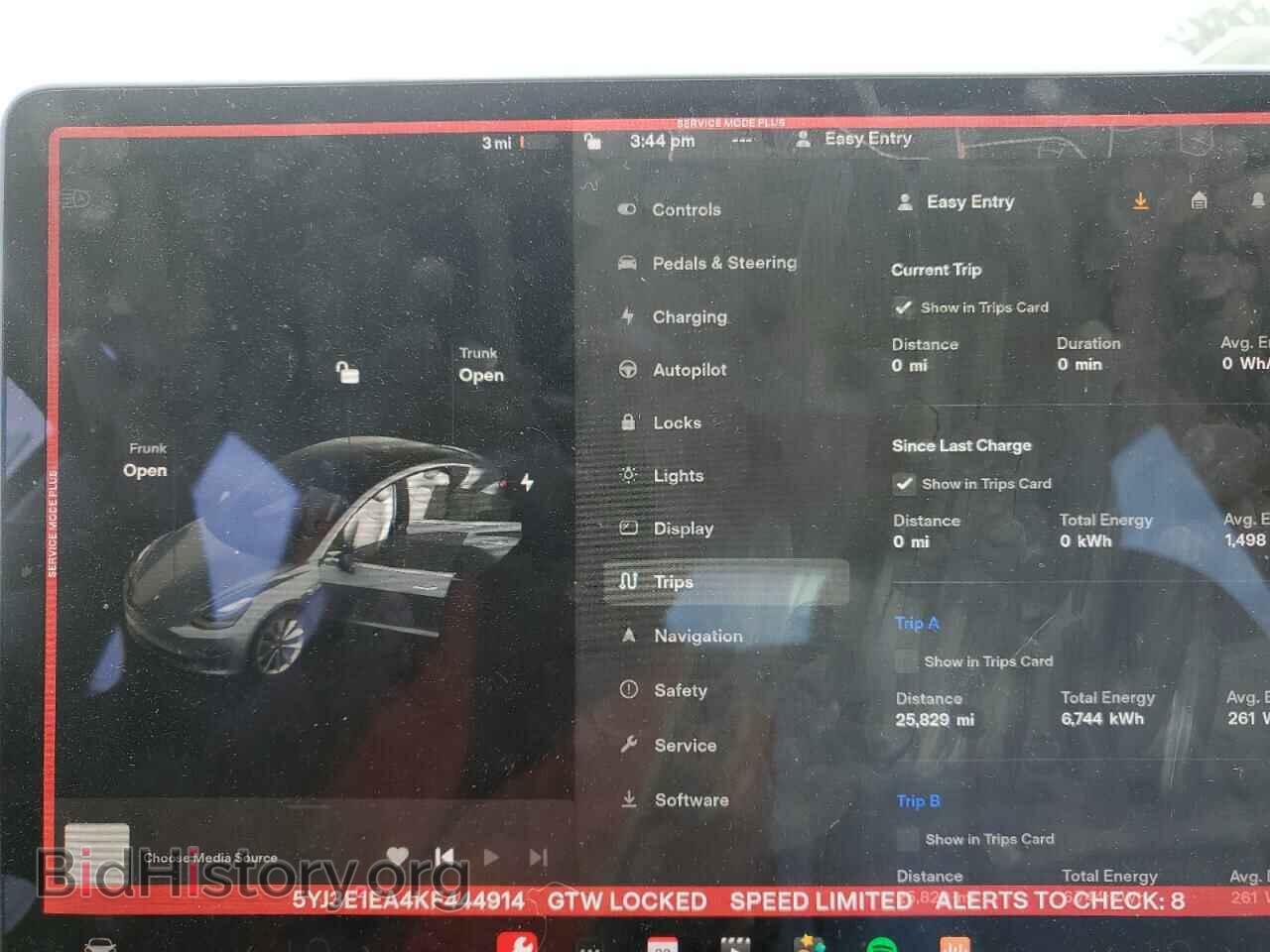 2019 TESLA MODEL 3 - VIN: 5YJ3E1EA4KF444914 - Фото 9