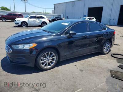 2017 Ford FUSION SE, черный — VIN 3FA6P0H7XHR382806, Copart