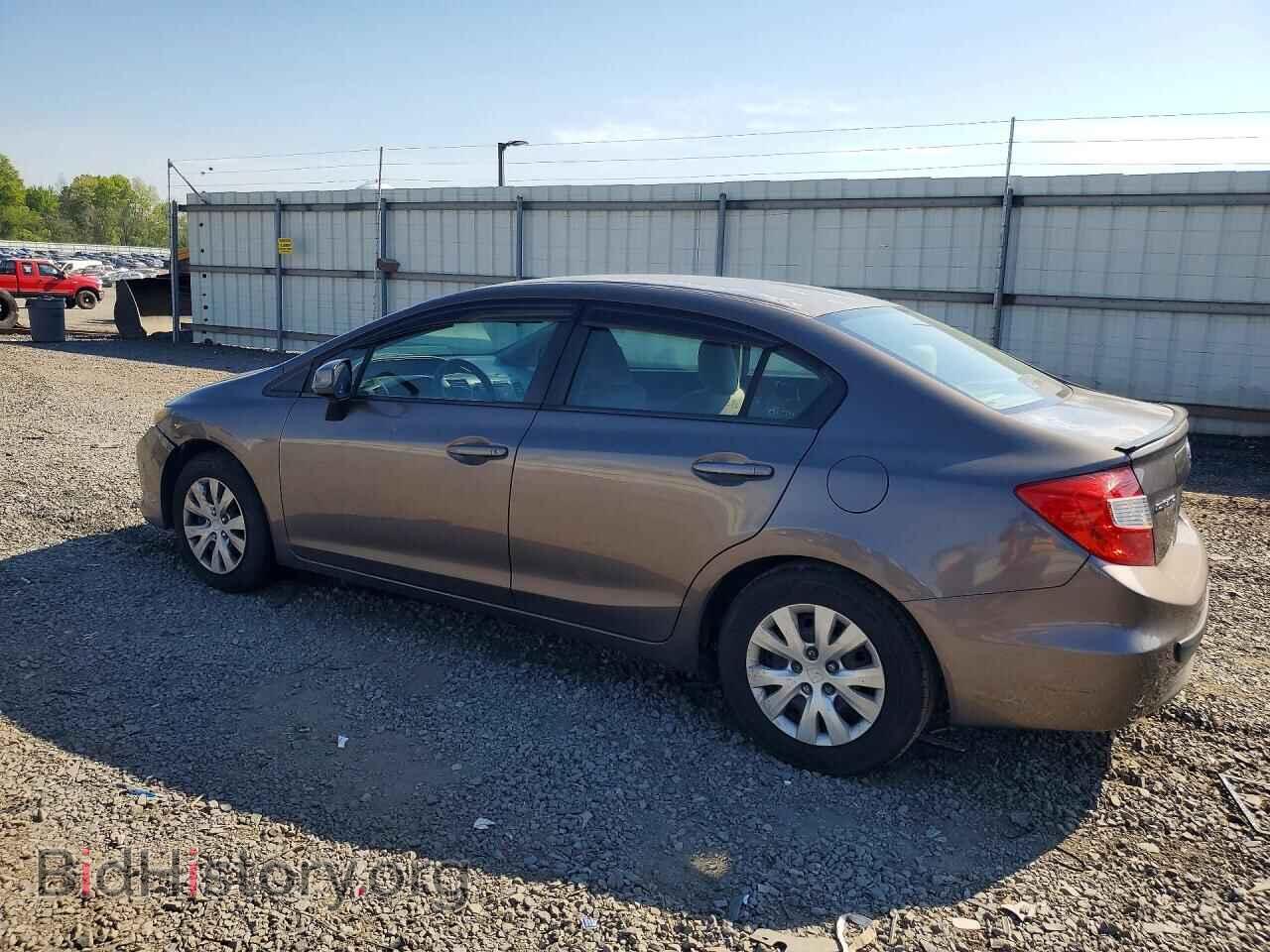 2012 HONDA CIVIC - VIN: 2HGFB2F57CH551918 - Фото 2