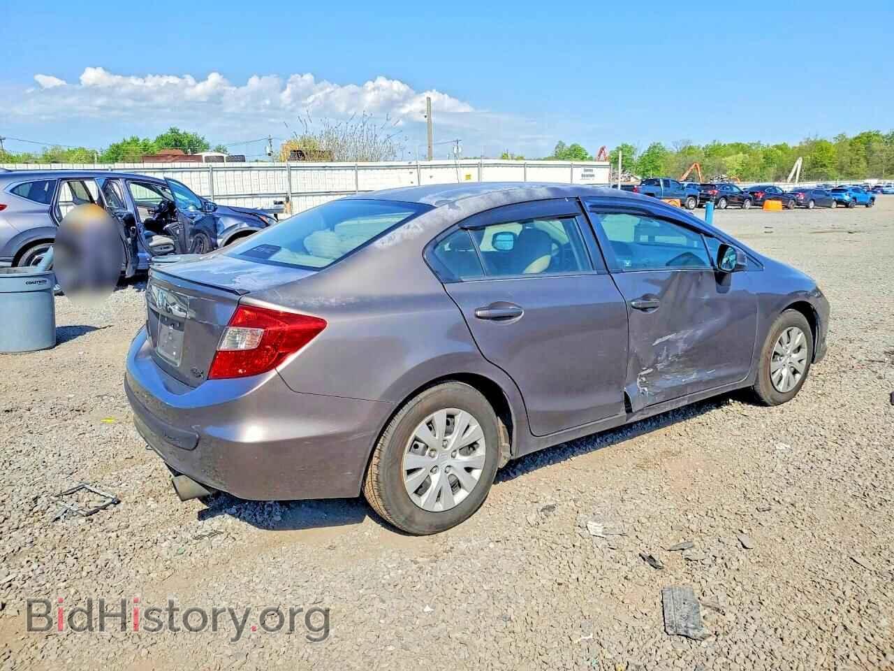 2012 HONDA CIVIC - VIN: 2HGFB2F57CH551918 - Фото 3