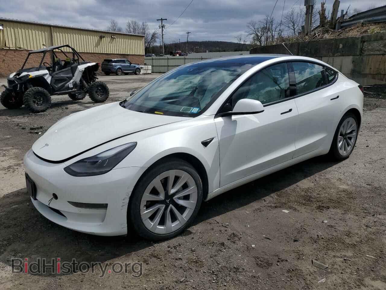 Photo 5YJ3E1EB2MF032695 - TESLA MODEL 3 2021