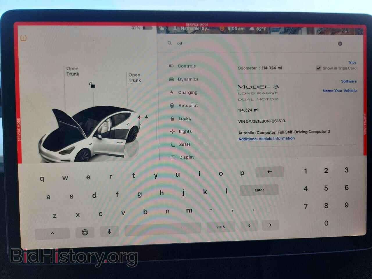 2022 TESLA MODEL 3 - VIN: 5YJ3E1EB0NF261619 - Photo 9