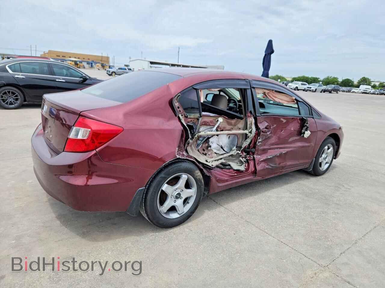 2012 HONDA CIVIC - VIN: 2HGFB2F50CH558998 - Фото 3