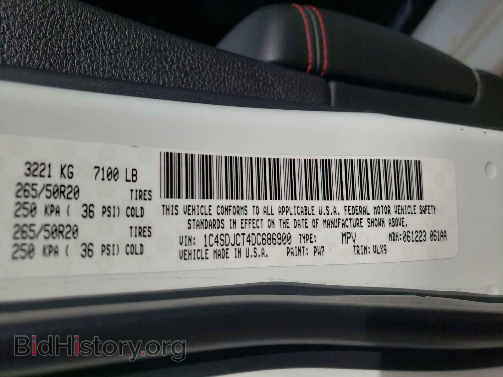 2013 DODGE DURANGO - VIN: 1C4SDJCT4DC686900 - Photo 10