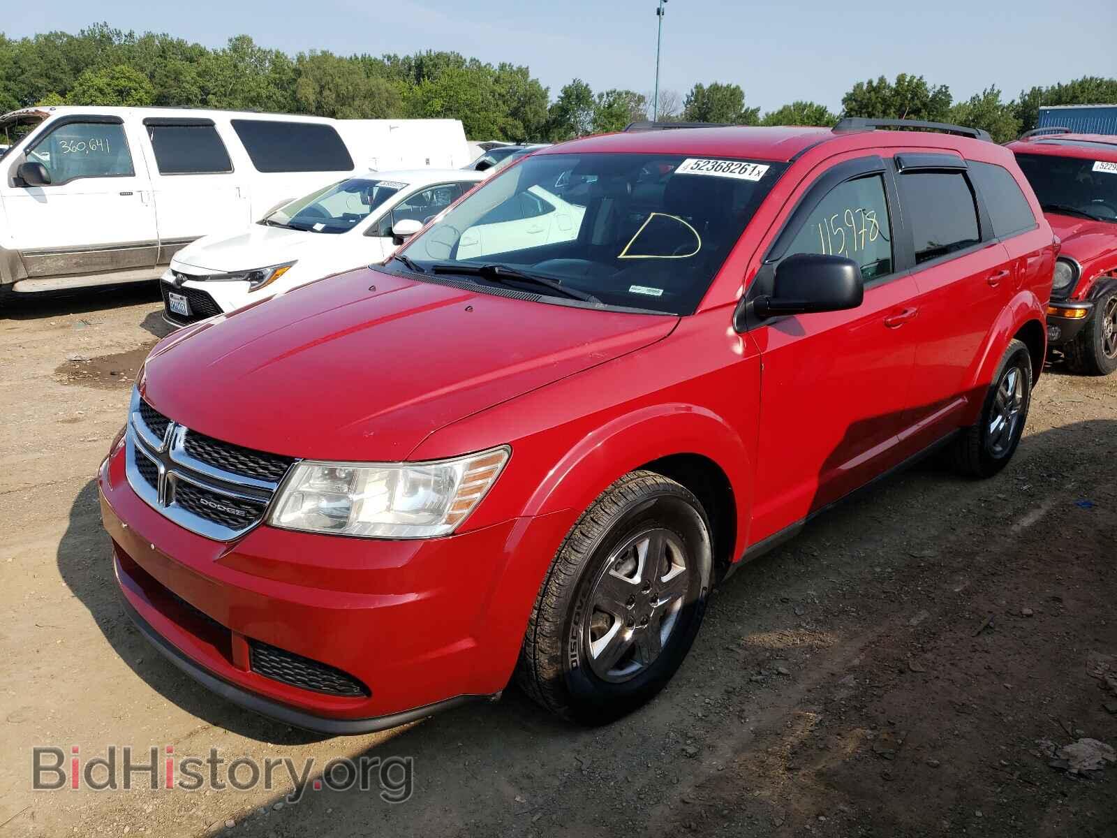 2012 DODGE JOURNEY - VIN: 3C4PDCAB0CT238748 - Фото 2