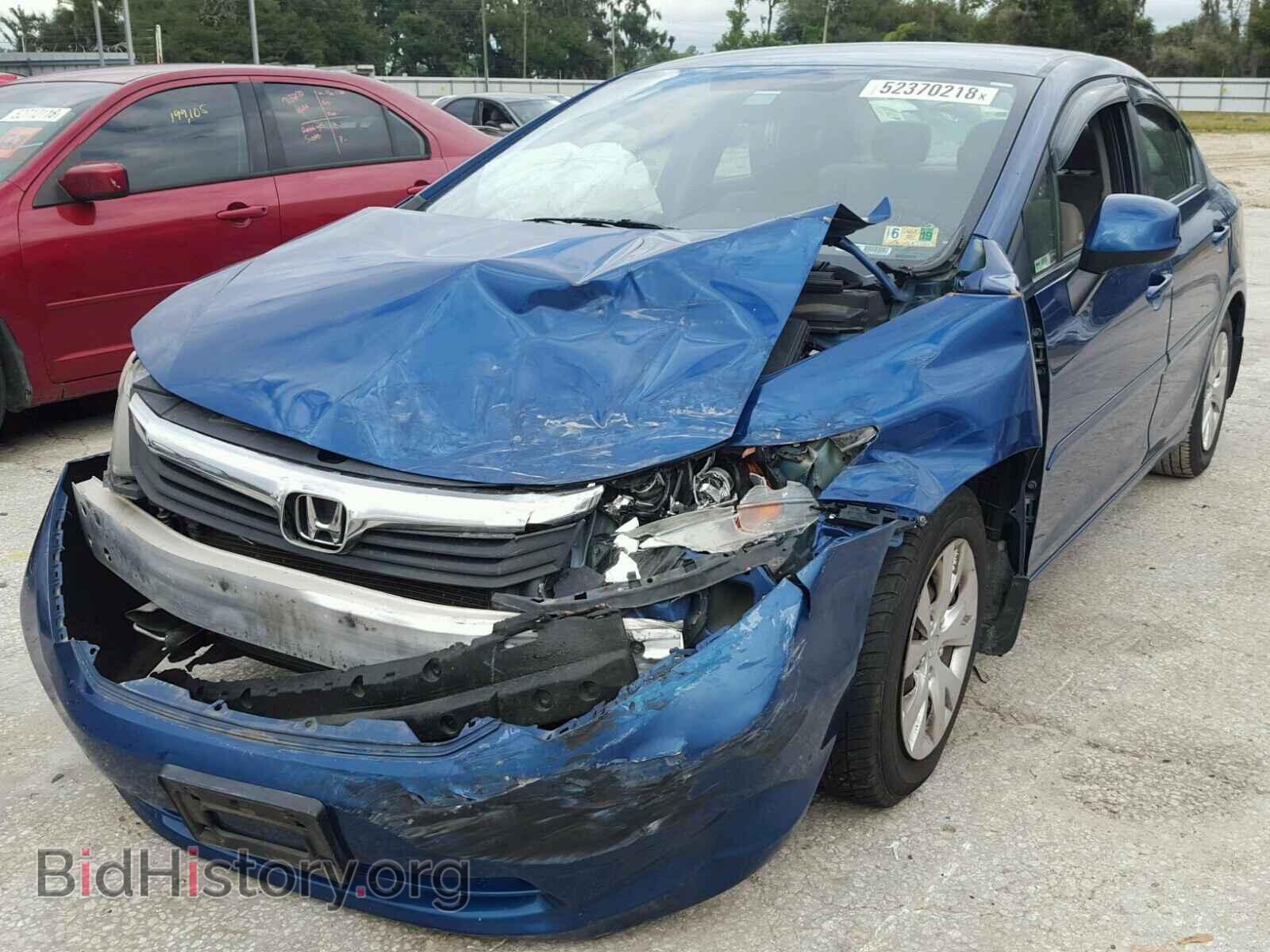 2012 HONDA CIVIC LX - VIN: 19XFB2F55CE058149 - Фото 2