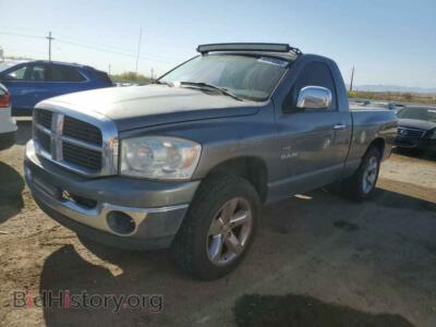 2008 Dodge RAM 1500 ST, gray — VIN 1D7HA16248J176902, Copart