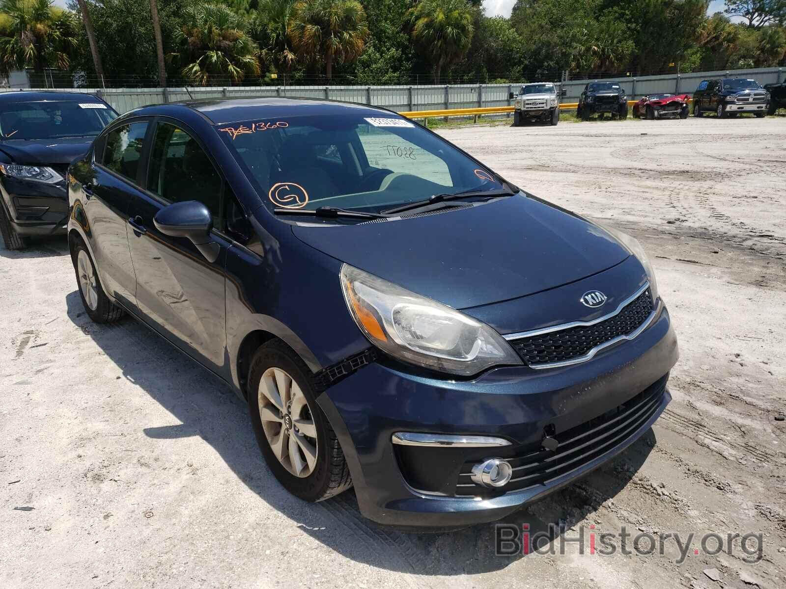 Photo KNADN4A36G6600531 - KIA RIO 2016