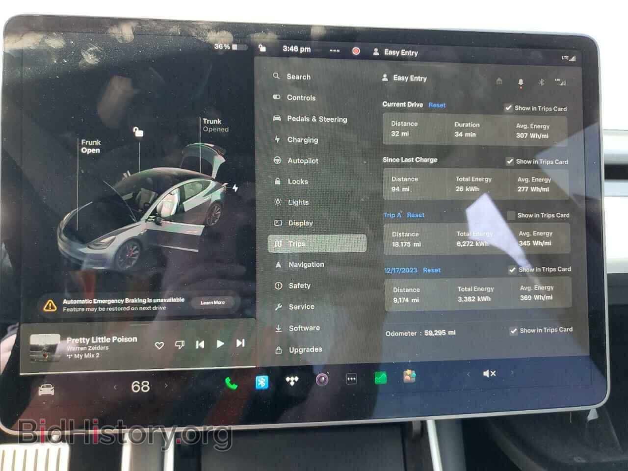 2020 TESLA MODEL 3 - VIN: 5YJ3E1EC6LF603399 - Фото 9