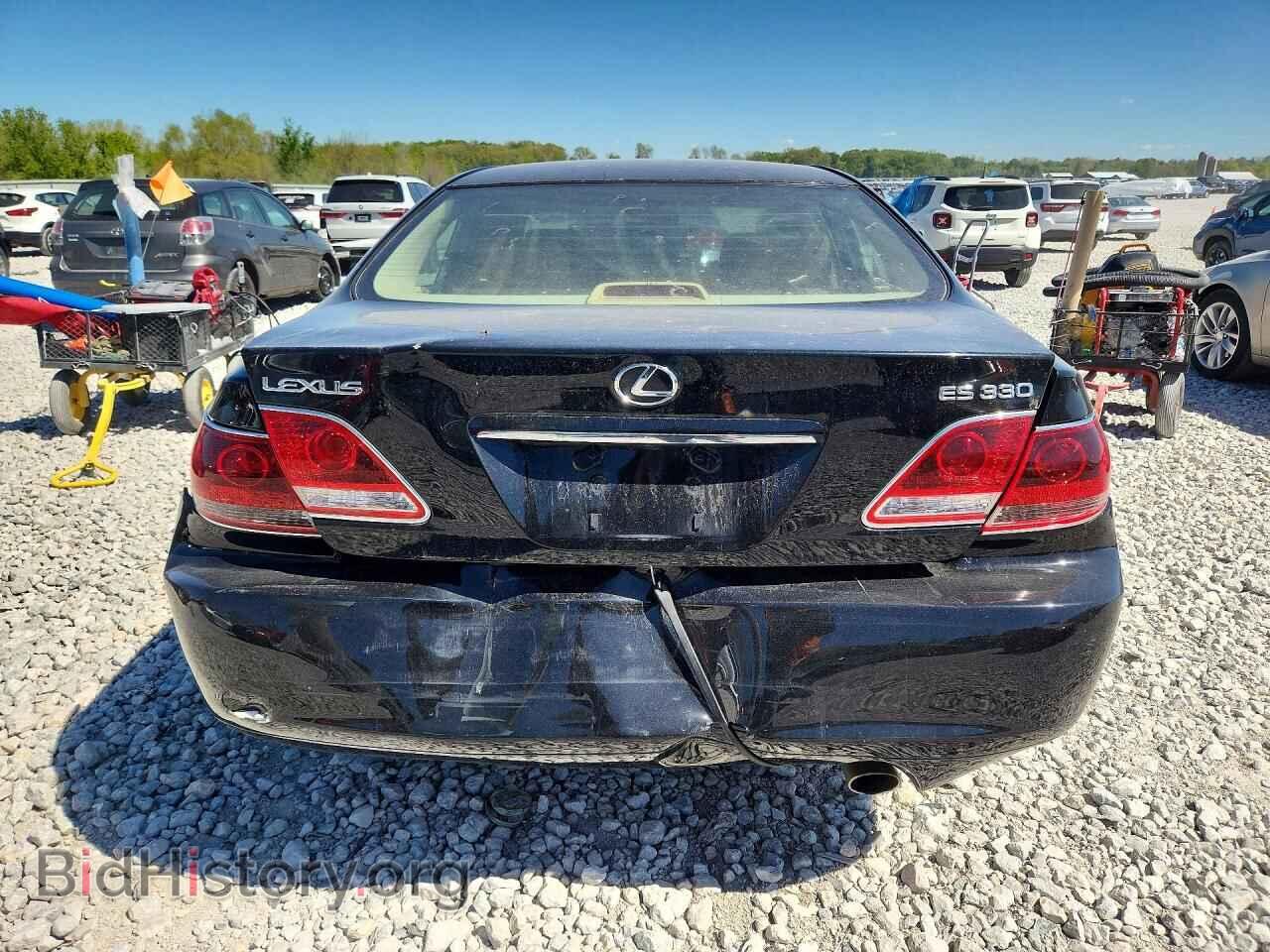 2005 LEXUS ES330 - VIN: JTHBA30G755136560 - Фото 6
