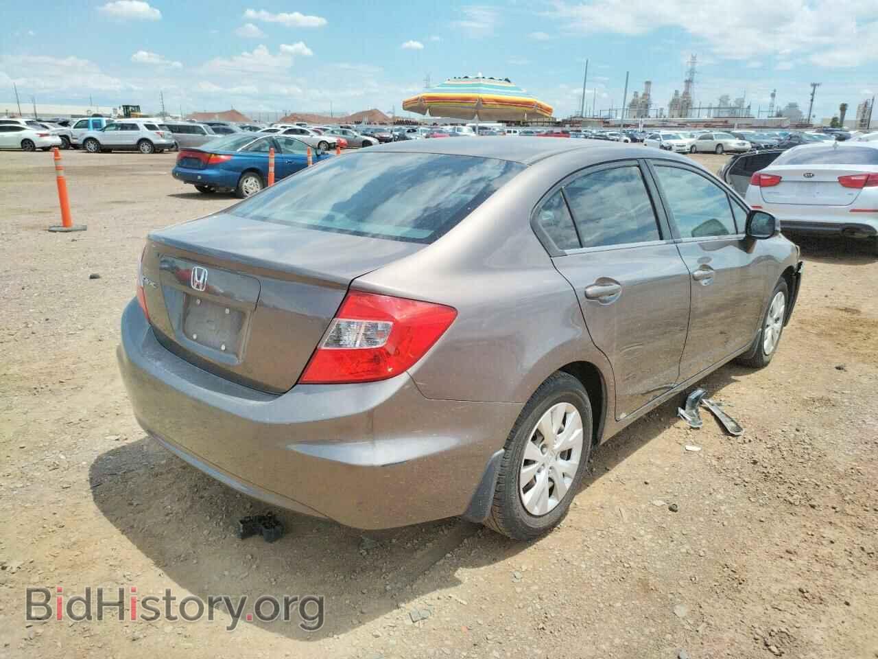 2012 HONDA CIVIC - VIN: 19XFB2F52CE309533 - Фото 4