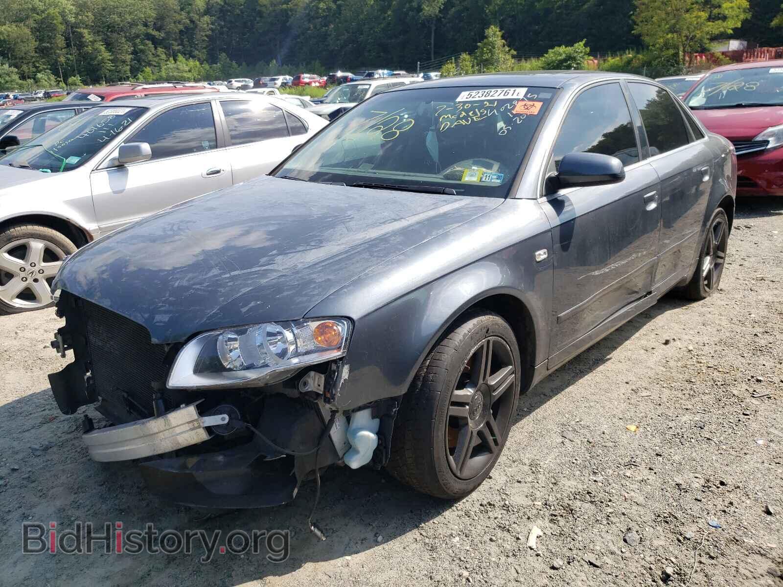 2007 AUDI A4 - VIN: WAUDF78E77A143652 - Фото 2