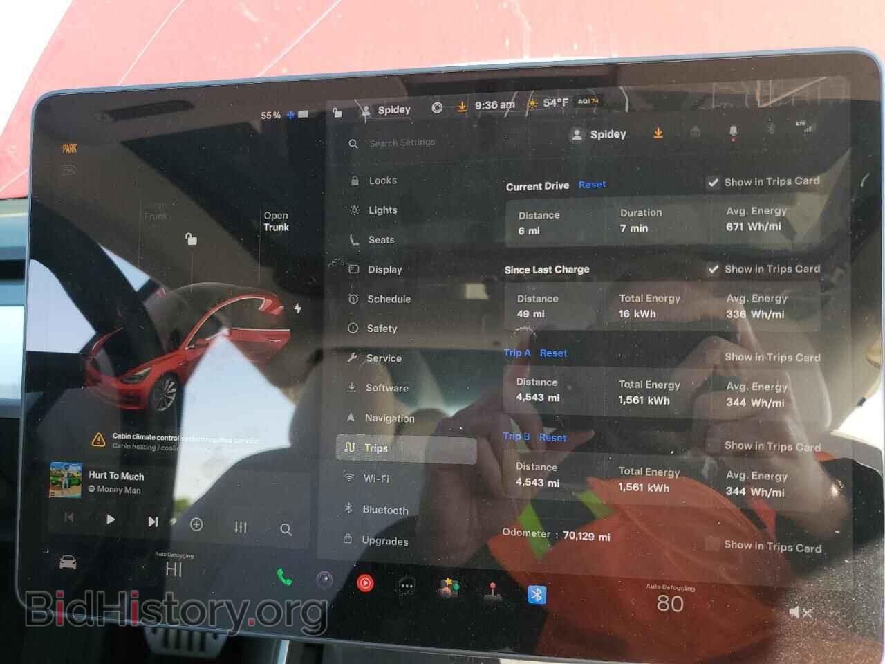 2018 TESLA MODEL 3 - VIN: 5YJ3E1EB4JF080582 - Photo 9