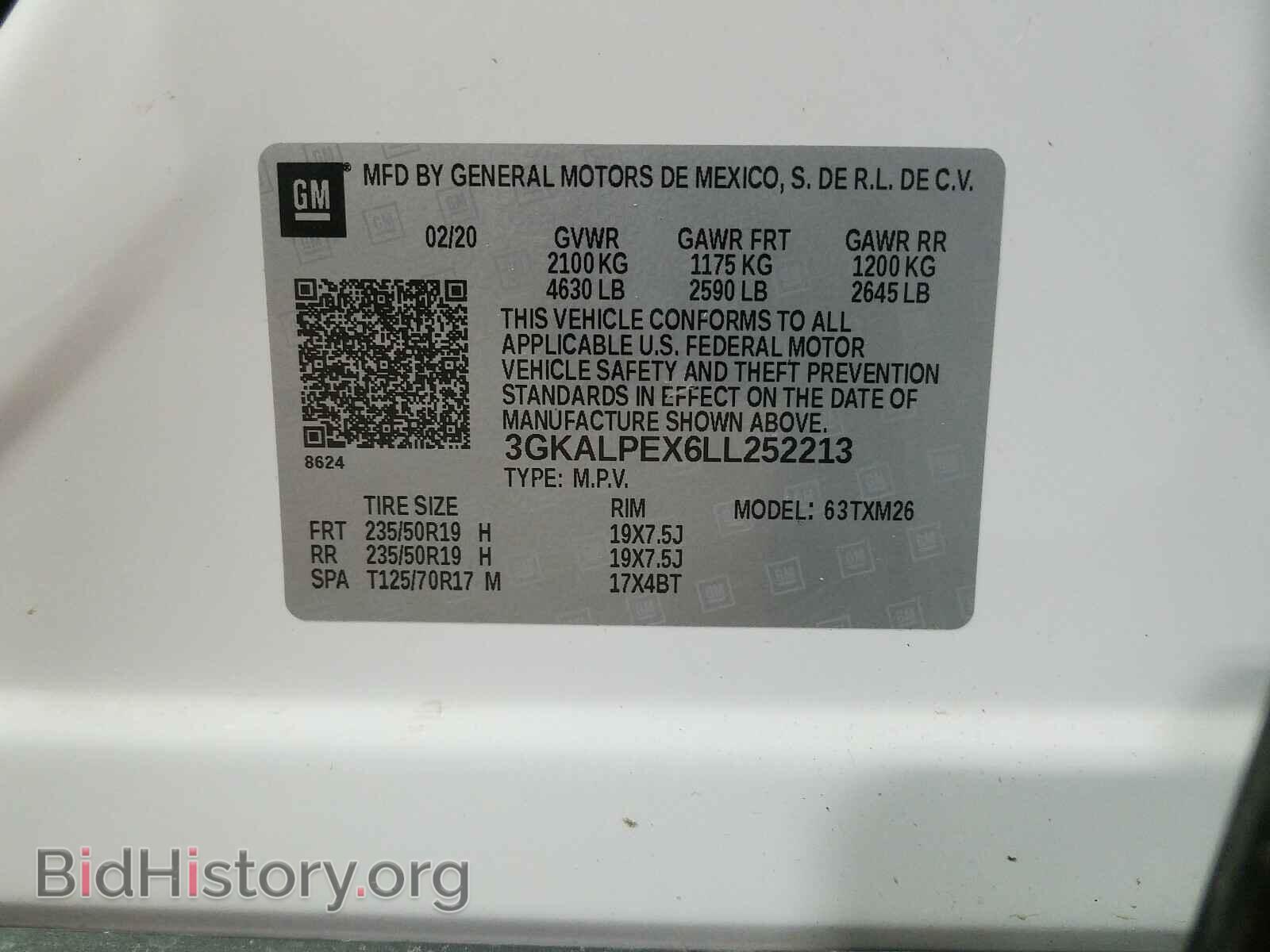 2020 GMC TERRAIN - VIN: 3GKALPEX6LL252213 - Фото 10