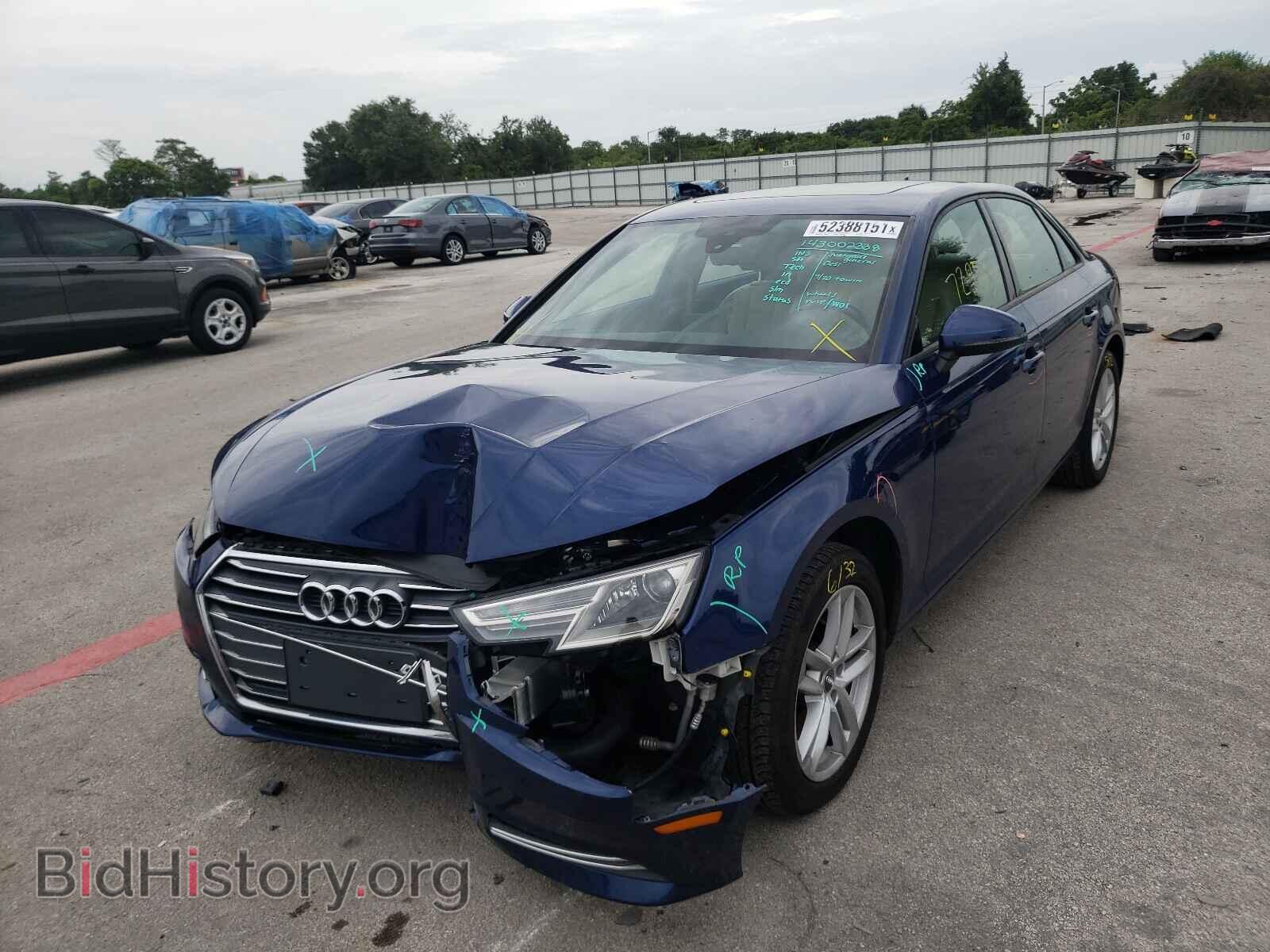 2017 AUDI A4 - VIN: WAUGNAF49HN056742 - Фото 2
