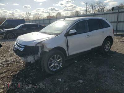 2014 Ford EDGE SEL, white — VIN 2FMDK4JC9EBB66837, Copart