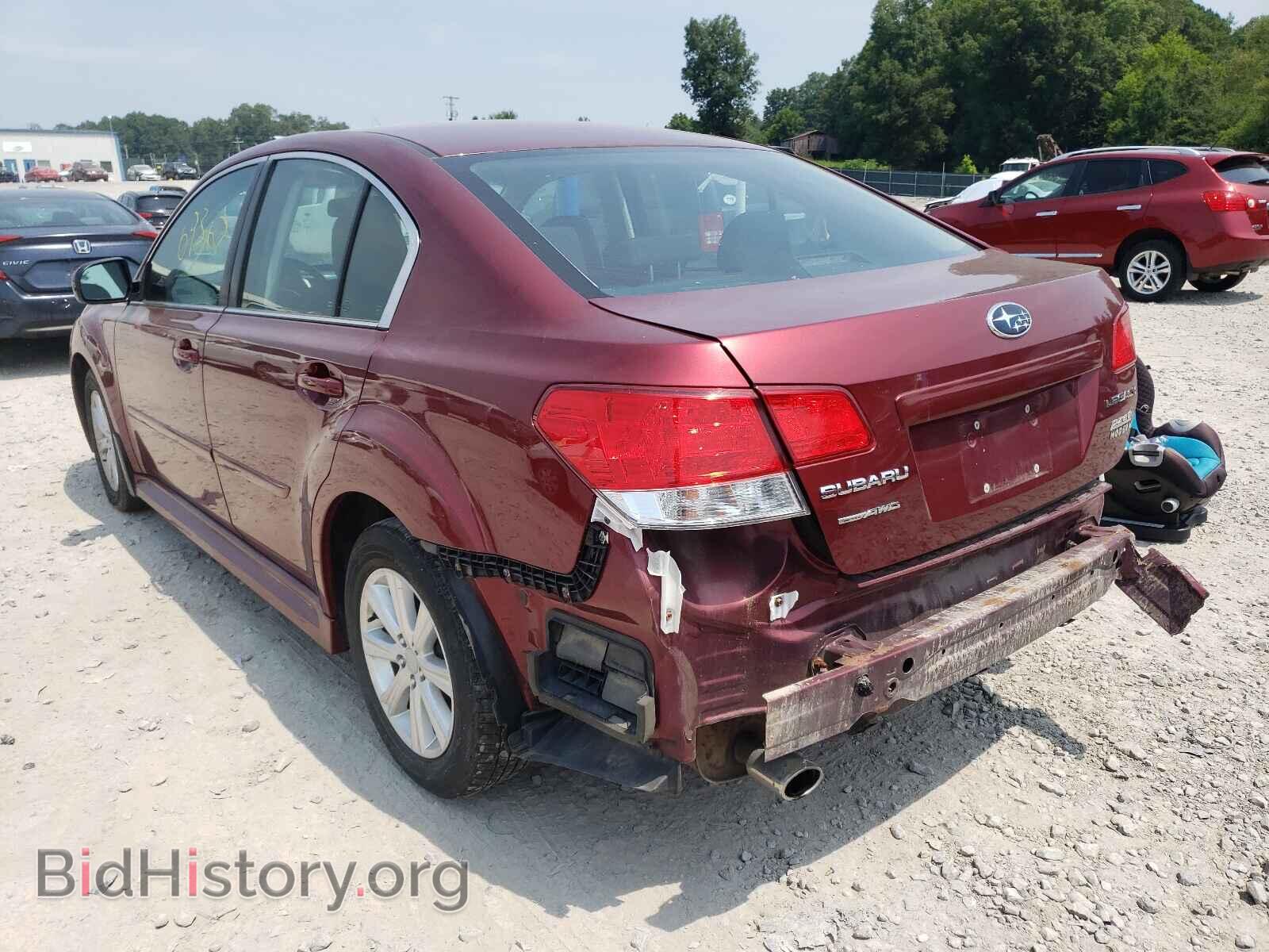 2012 SUBARU LEGACY - VIN: 4S3BMBC67C3036604 - Фото 3