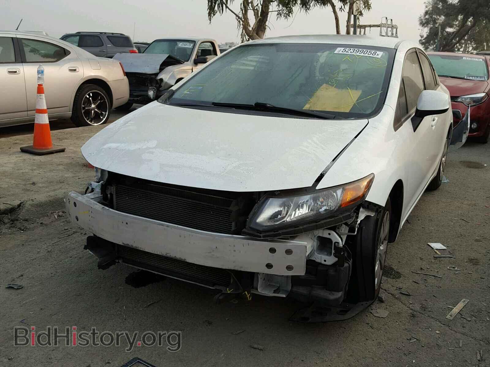 2012 HONDA CIVIC LX - VIN: JHMFB2F55CS004829 - Фото 2