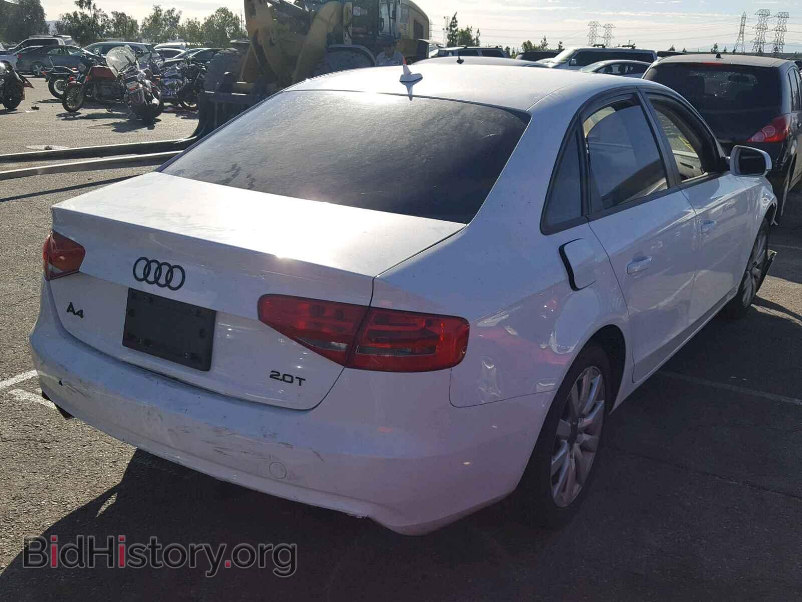 2013 AUDI A4 - VIN: WAUAFAFL6DN026098 - Фото 4