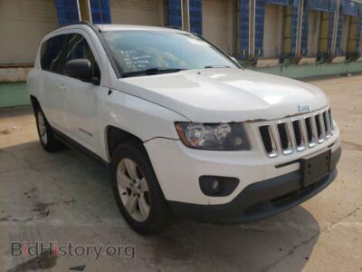 2014 Jeep COMPASS Compass SP, белый — VIN 1C4NJDBB8ED880406, Copart