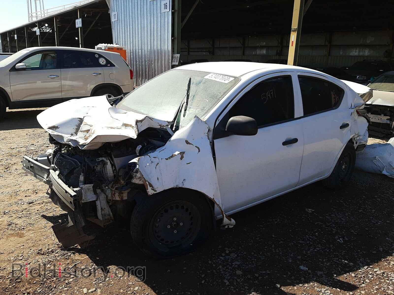 2014 NISSAN VERSA - VIN: 3N1CN7AP8EL842665 - Фото 2