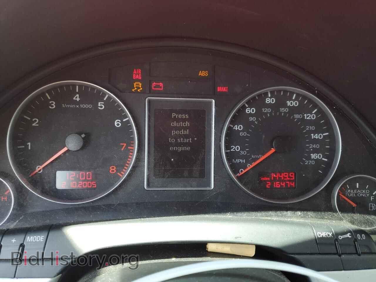 2006 AUDI A4 - VIN: WAUBF98EX6A203909 - Фото 9