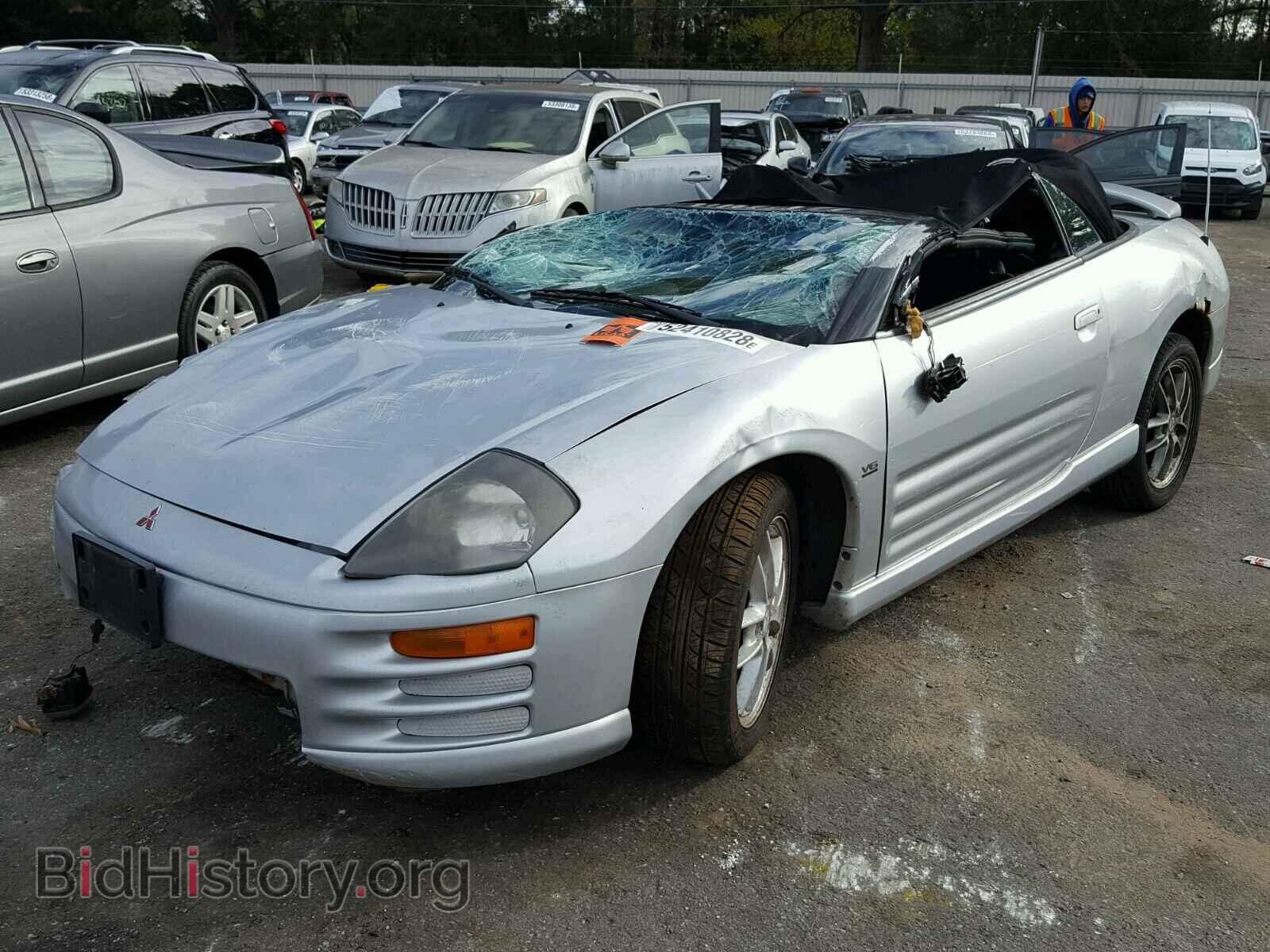 2001 MITSUBISHI ECLIPSE - VIN: 4A3AE55H51E005813 - Фото 2