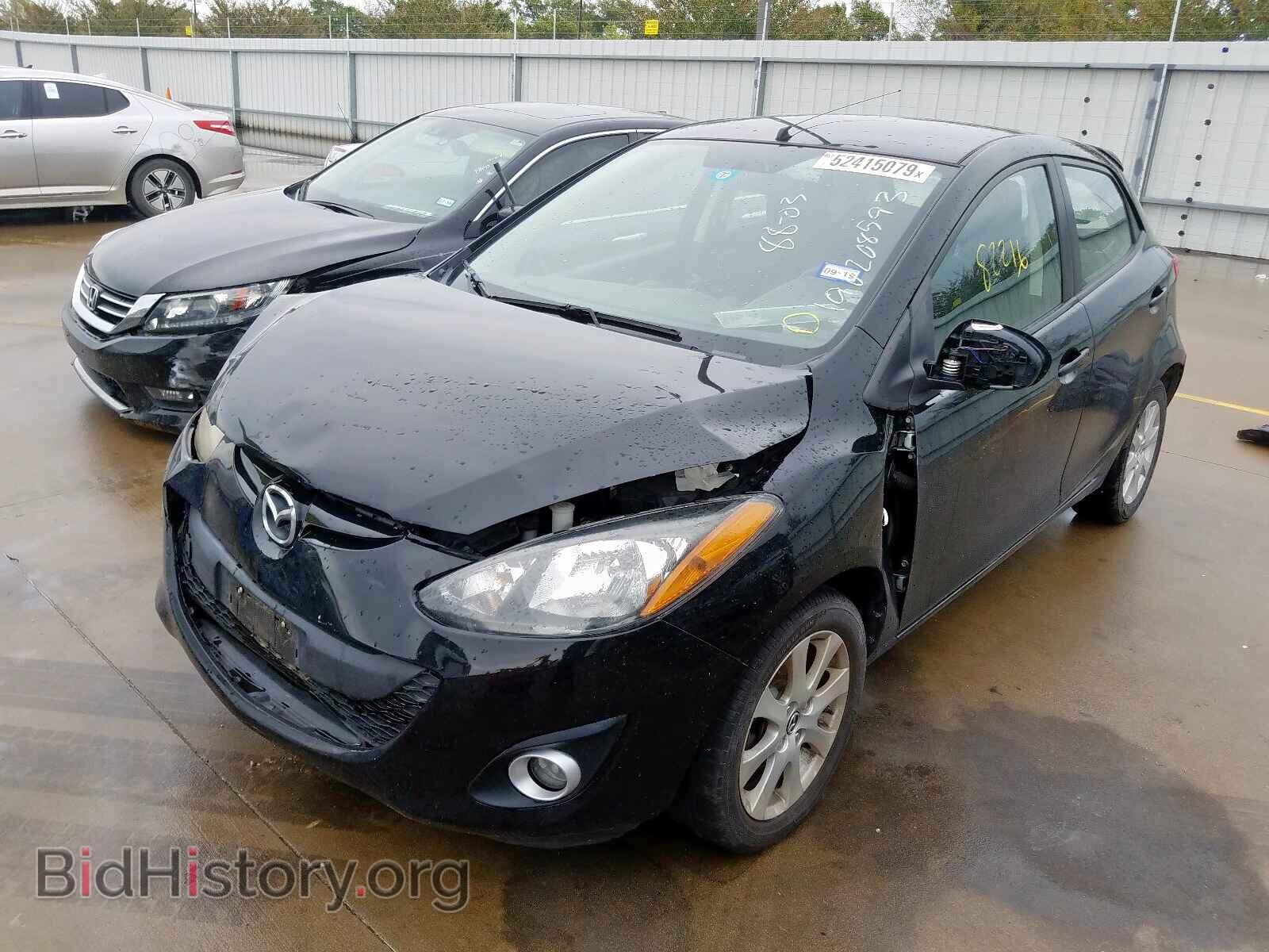 2013 MAZDA 2 - VIN: JM1DE1LY8D0158151 - Фото 2