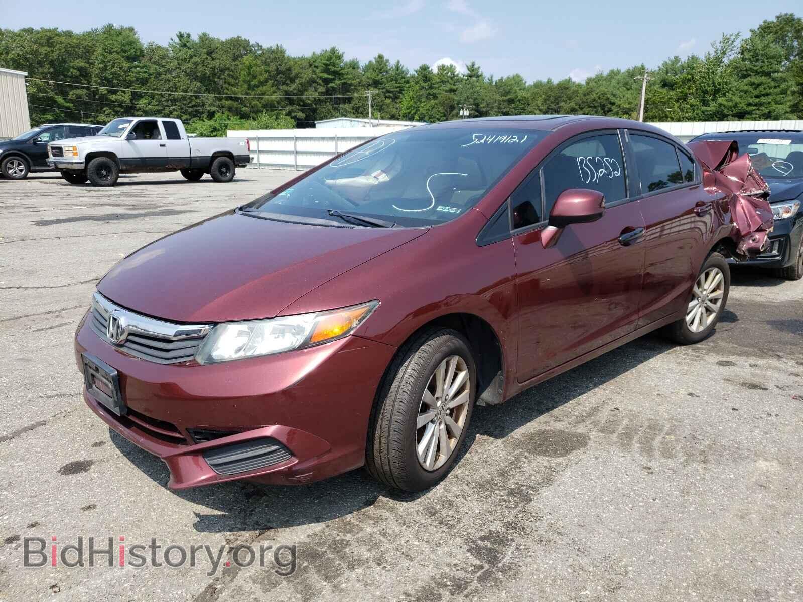 2012 HONDA CIVIC - VIN: 2HGFB2F95CH514000 - Фото 2