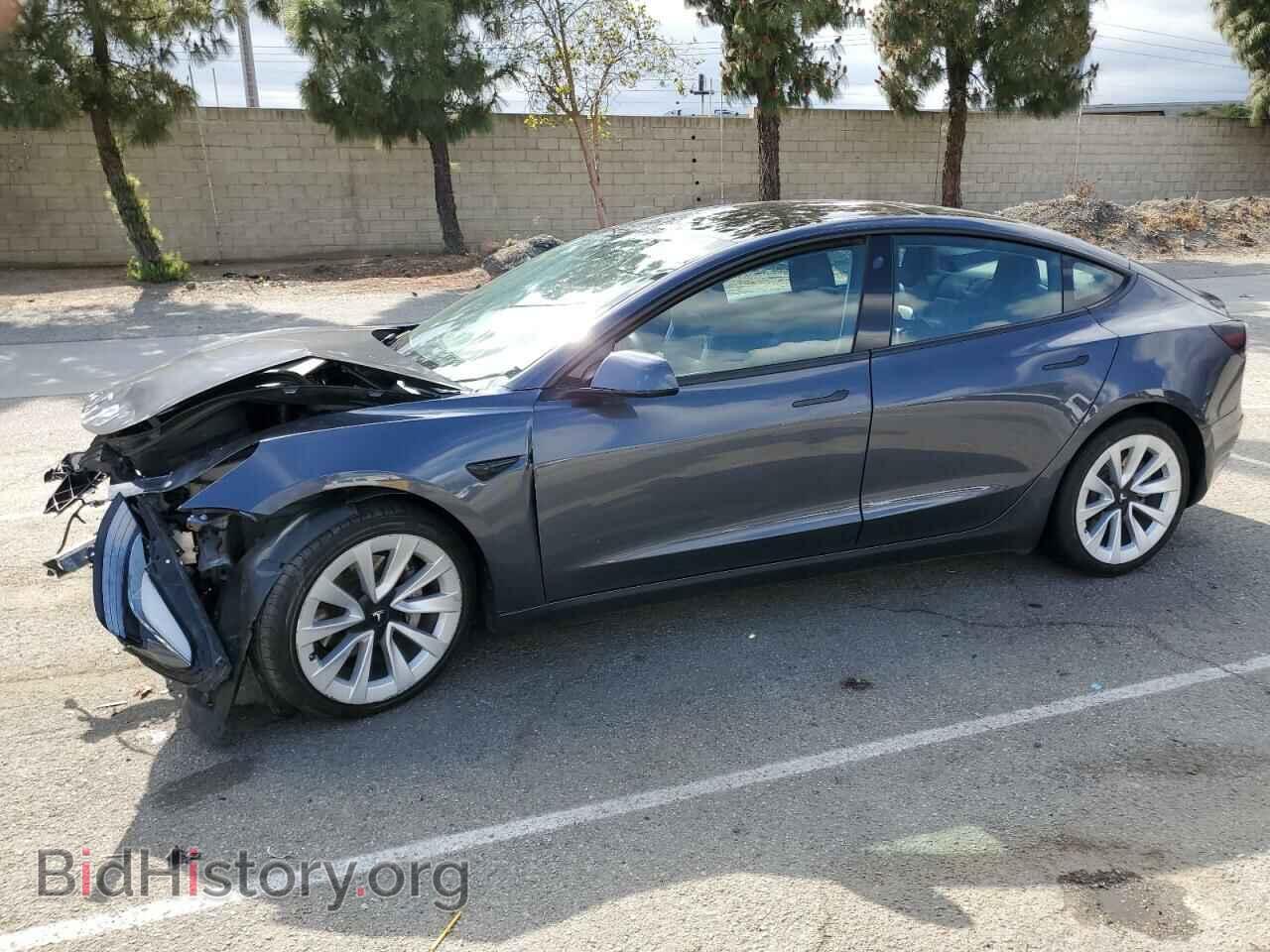 Photo 5YJ3E1EA3NF142955 - TESLA MODEL 3 2022