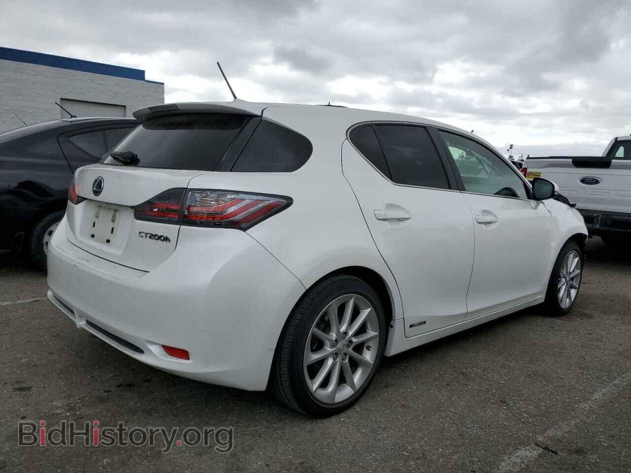 2012 LEXUS CT 200 - VIN: JTHKD5BH5C2091058 - Фото 3