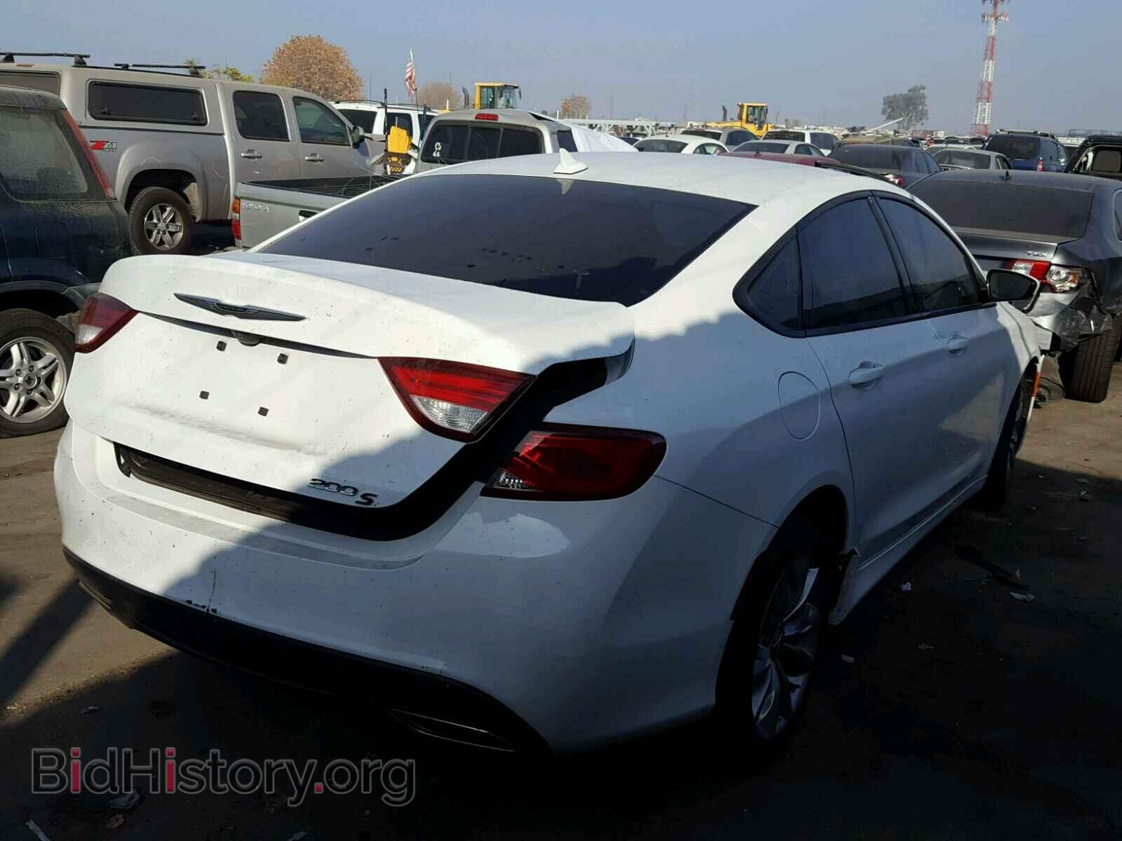 2015 CHRYSLER 200 - VIN: 1C3CCCBG0FN653296 - Фото 4