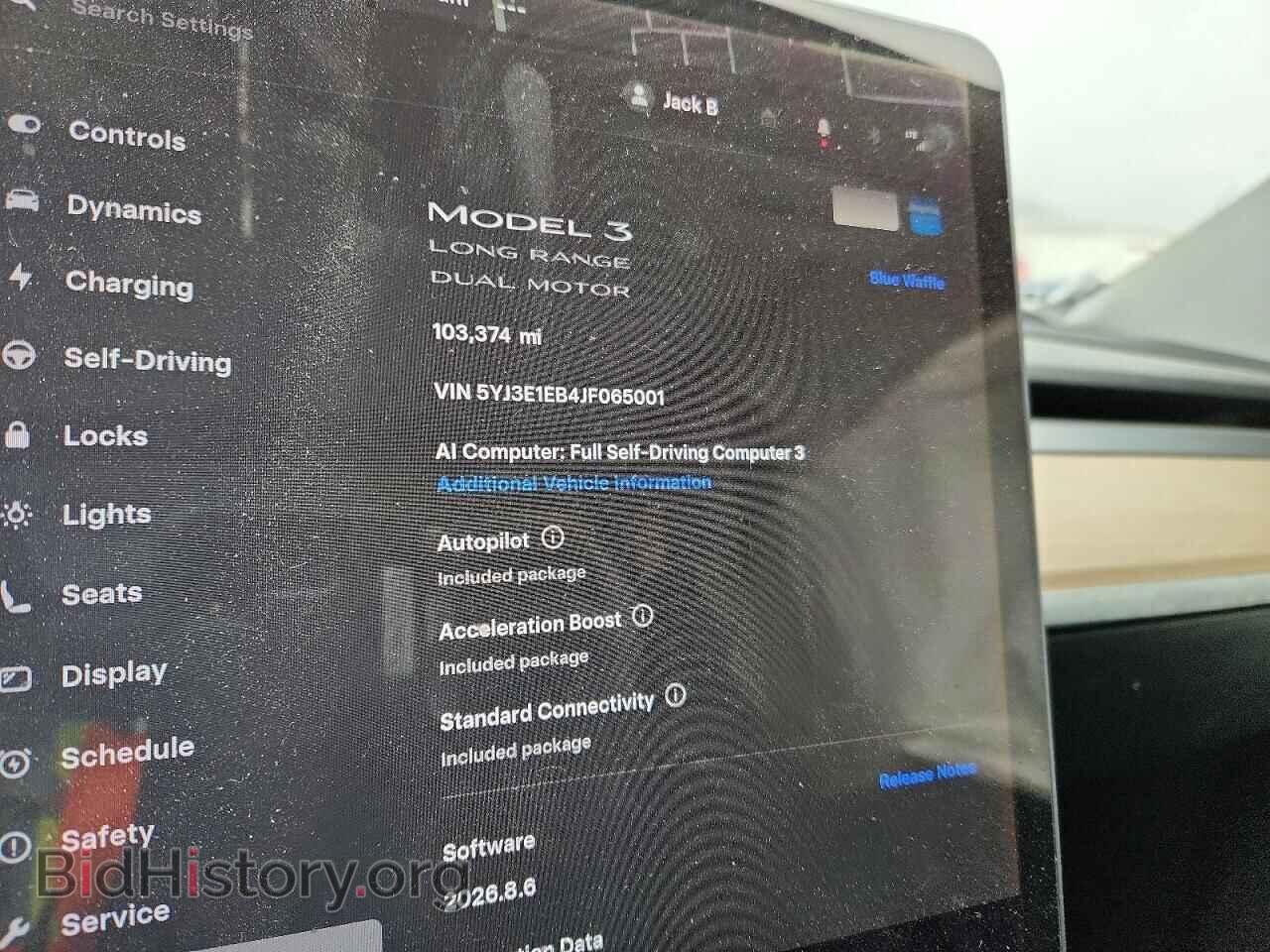 2018 TESLA MODEL 3 - VIN: 5YJ3E1EB4JF065001 - Фото 9