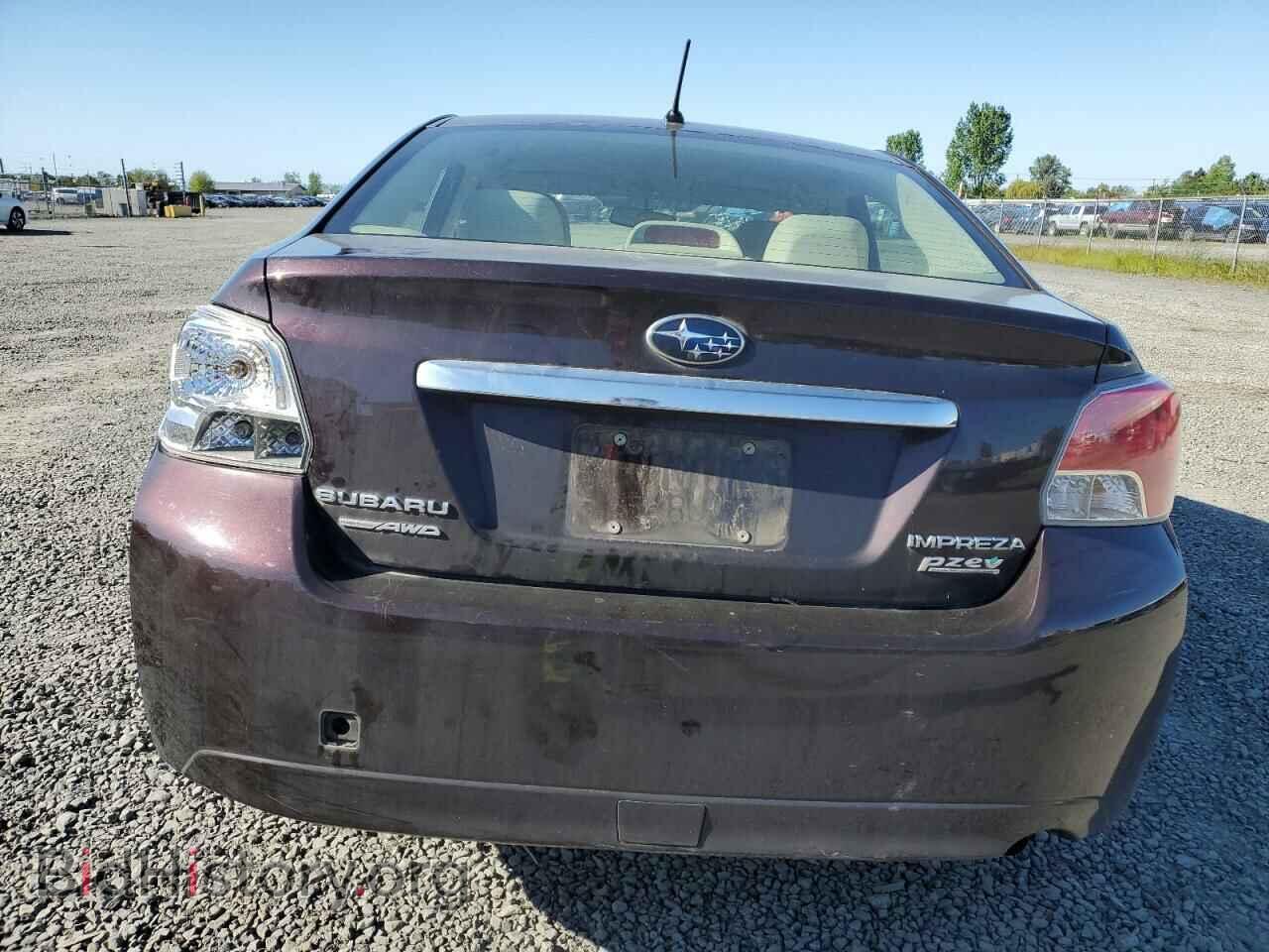 2012 SUBARU IMPREZA - VIN: JF1GJAC6XCH012105 - Фото 6
