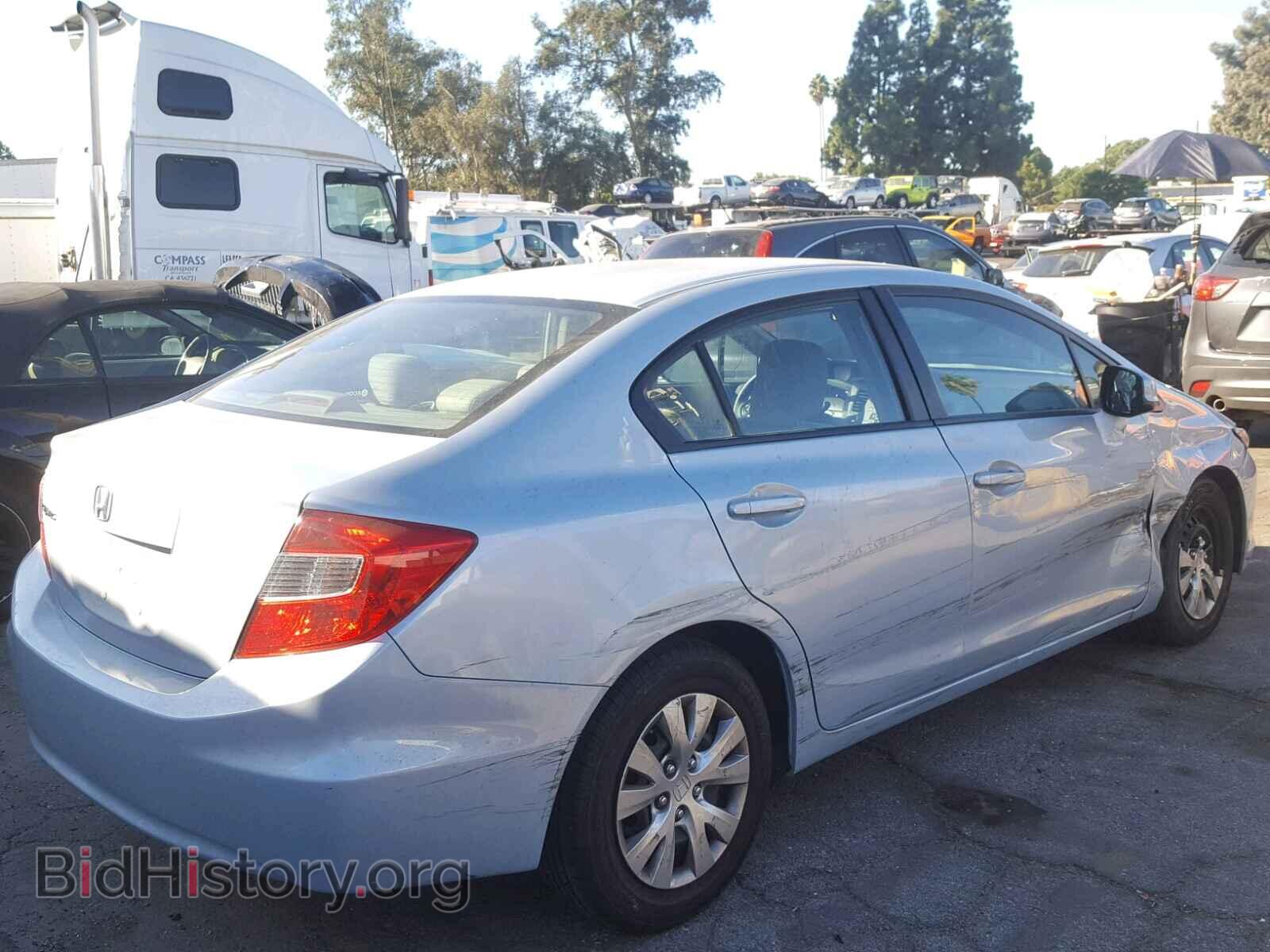 2012 HONDA CIVIC LX - VIN: 19XFB2F51CE356830 - Фото 4