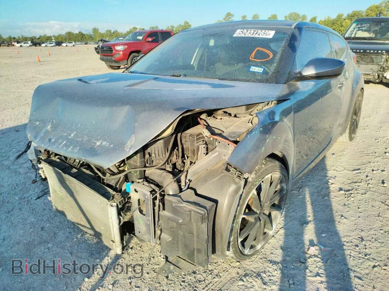 2012 HYUNDAI VELOSTER - VIN: KMHTC6AD4CU025257 - Фото 2