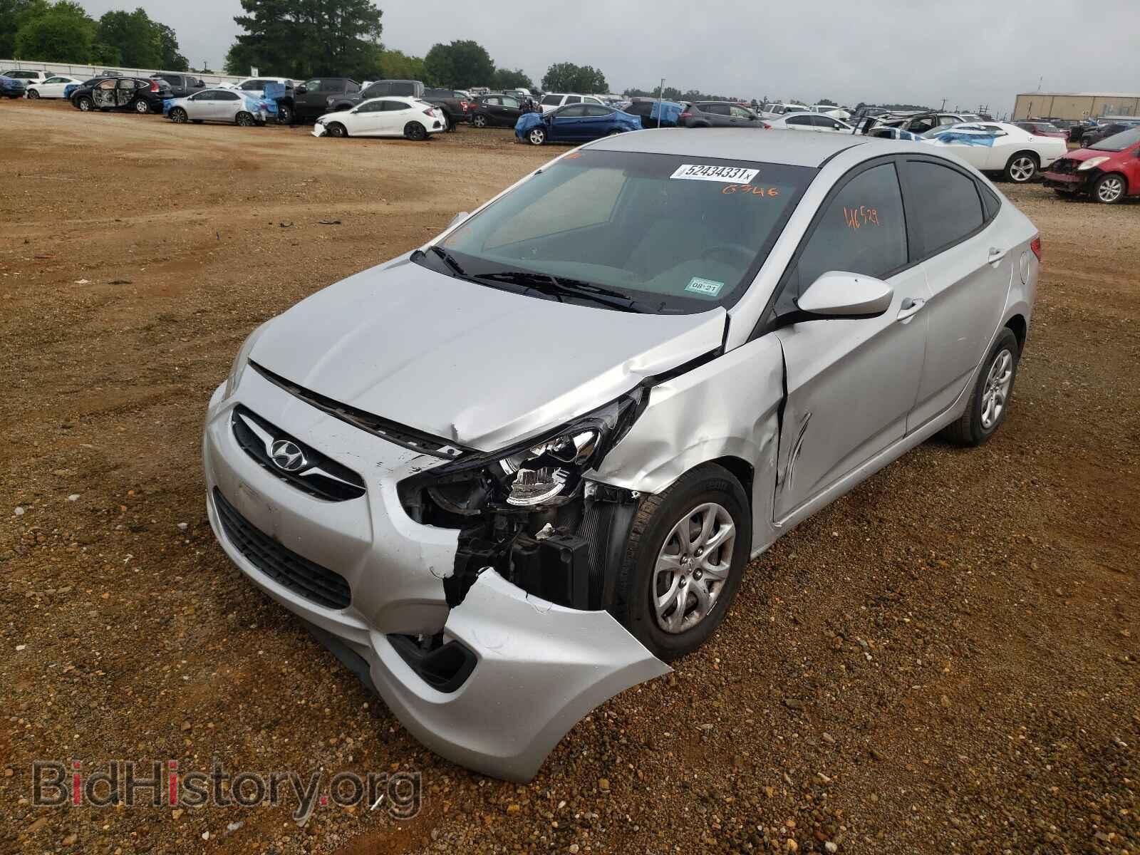 2014 HYUNDAI ACCENT - VIN: KMHCT4AEXEU710346 - Фото 2
