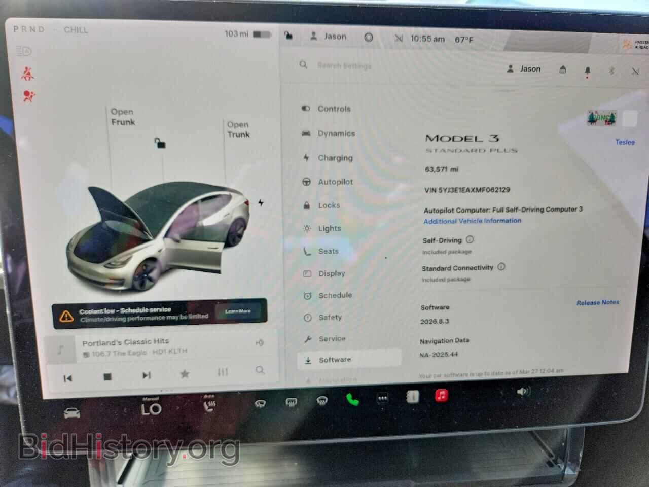 2021 TESLA MODEL 3 - VIN: 5YJ3E1EAXMF062129 - Фото 9