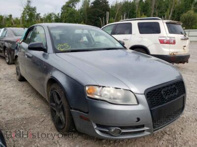 2007 Audi A4 A4 2.0T QU, серый — VIN WAUDF78E67A264656, Copart