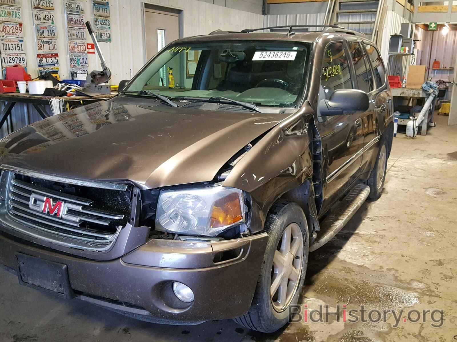 Report 1GKDT13S382146490 GMC ENVOY 2008 BROWN GAS - price and damage ...