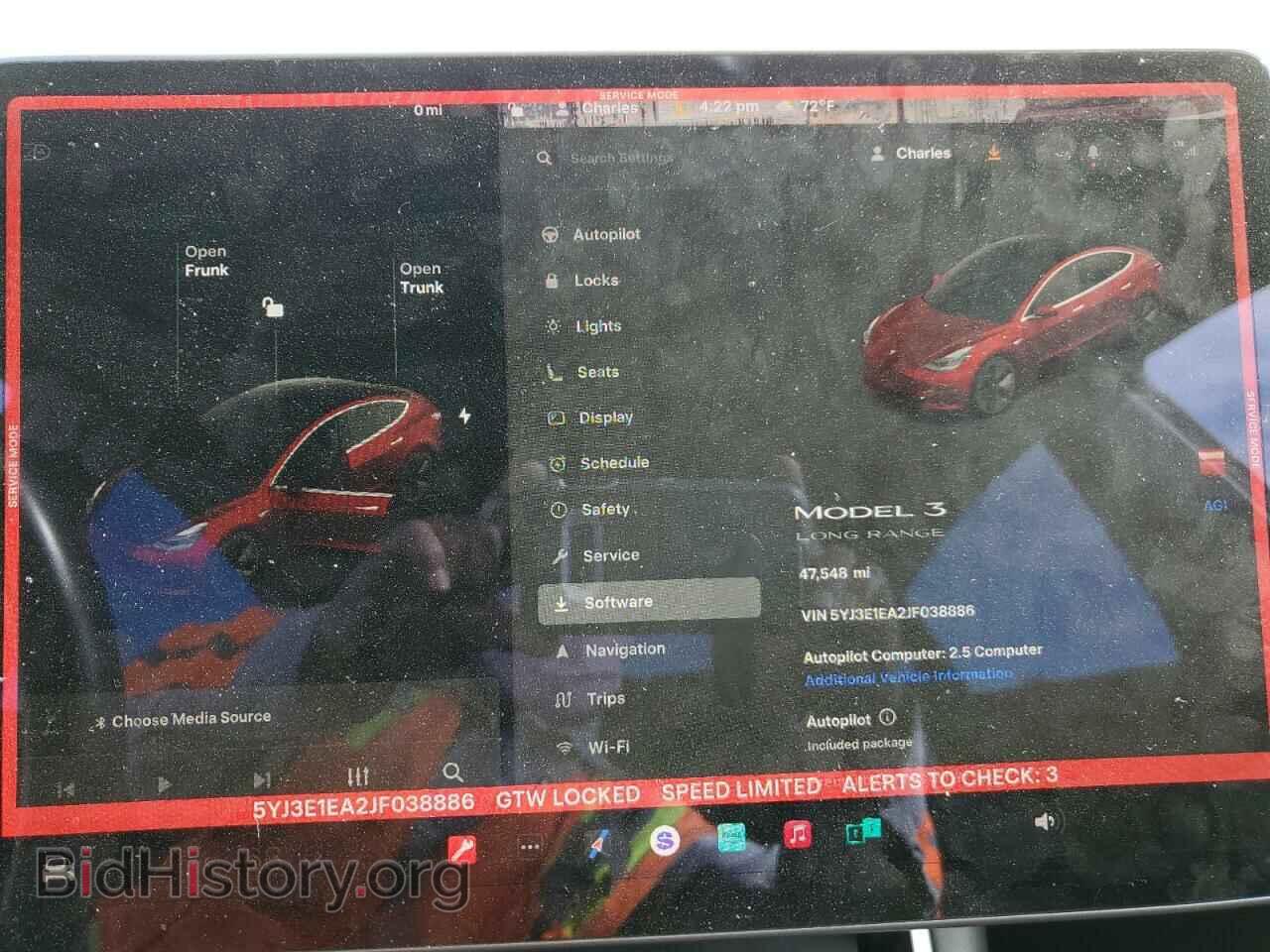 2018 TESLA MODEL 3 - VIN: 5YJ3E1EA2JF038886 - Фото 9